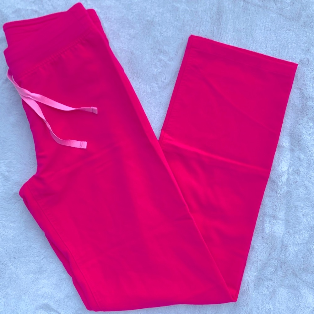 Figs Hot Pink XS/XST Scrub Set